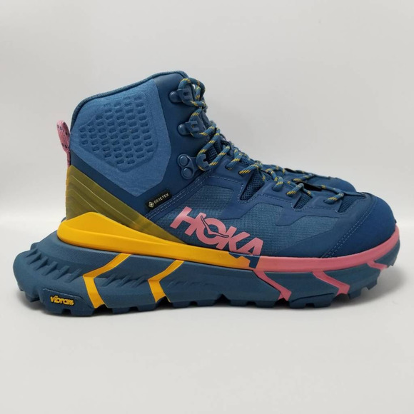 Hoka One One Blue and Pink Athletic Shoes size 9 hiking shoes - Picture 1 of 12
